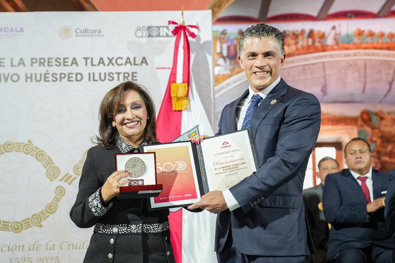 La Presea Tlaxcala se otorgó al pueblo y se resguardará en el Museo de la Memoria